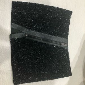 Allsaints | Green Sequin Skirt